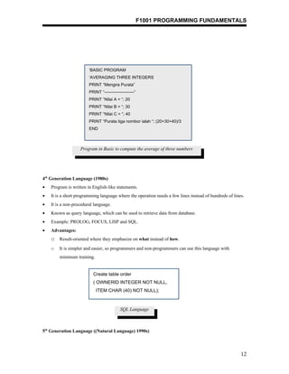 Unit 1 | DOC | Operating Systems | Computer Software and Applications