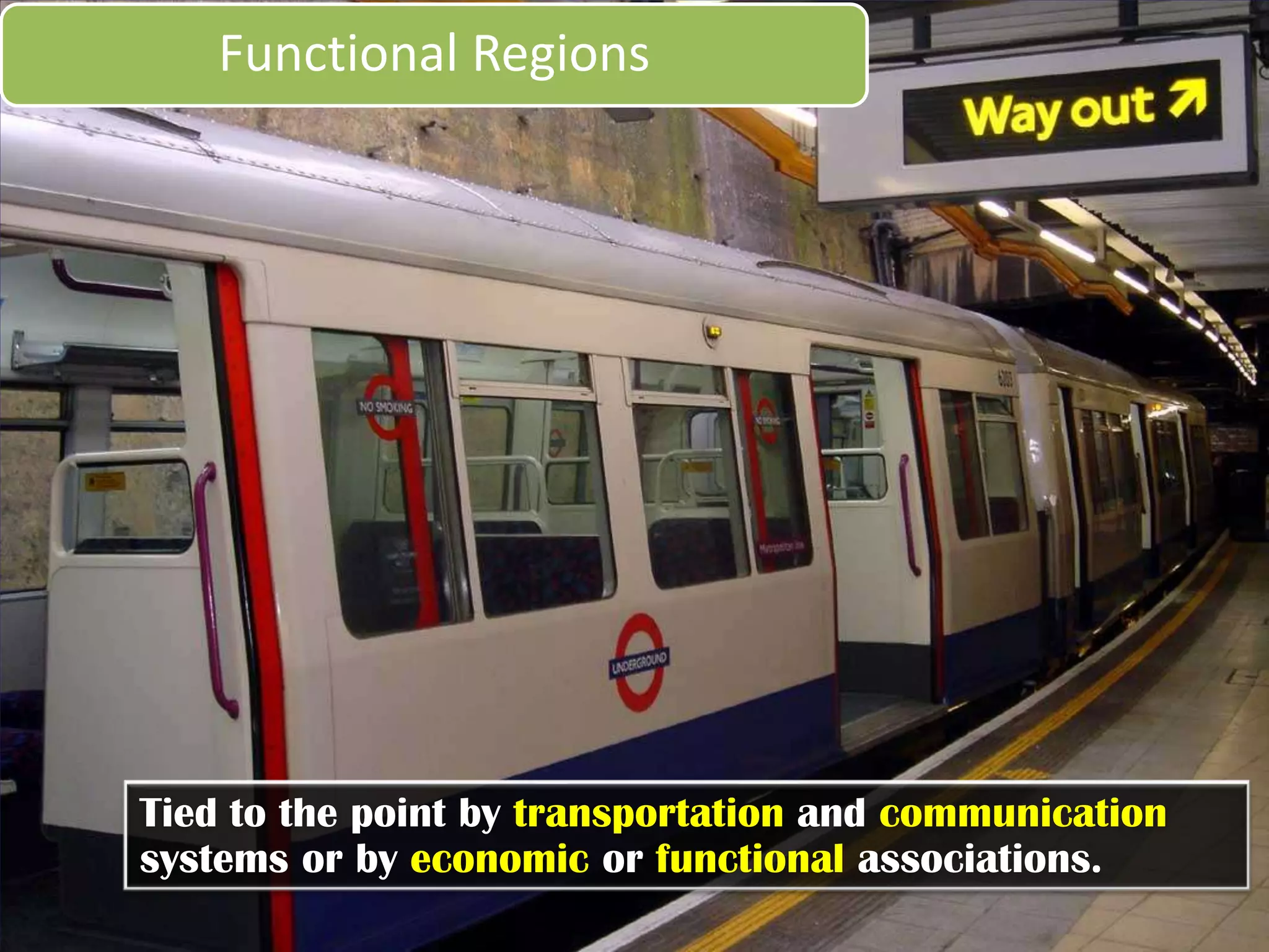 Functional Regions




        Organized around a central node.
 