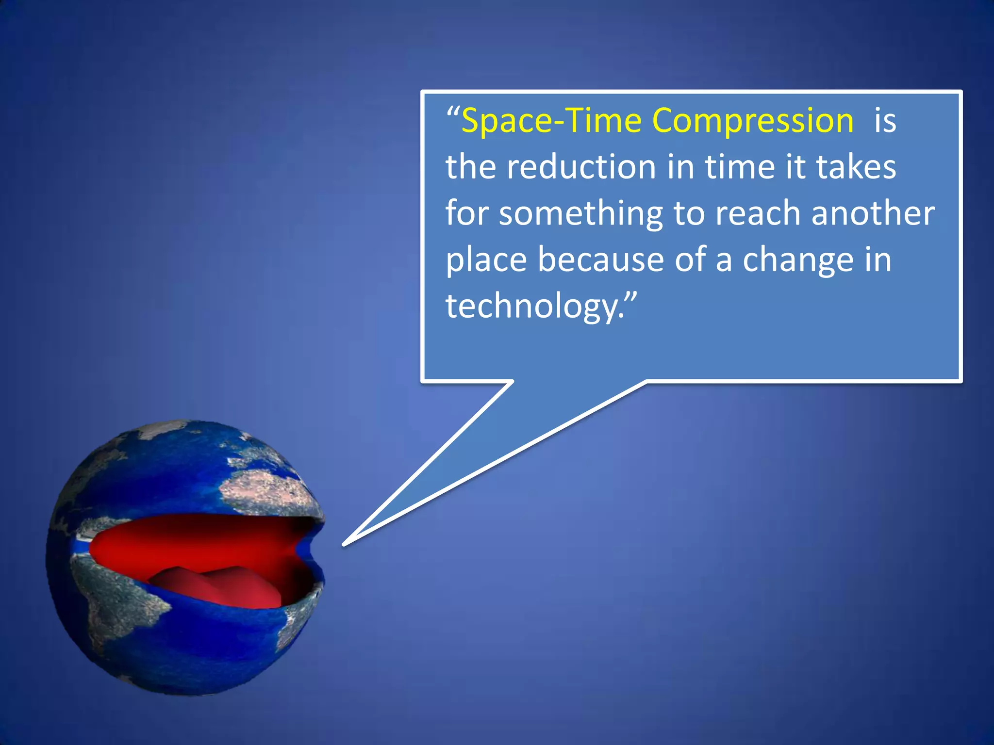 What is distance-decay?
 