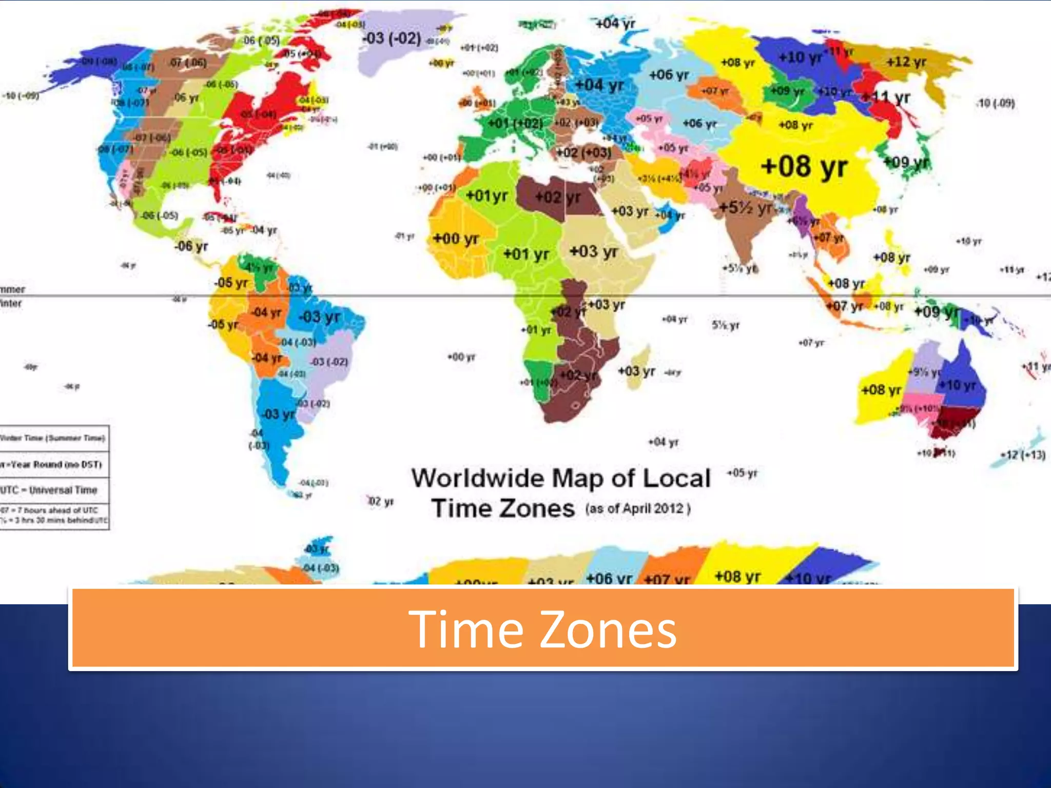 What is the international date line?
 