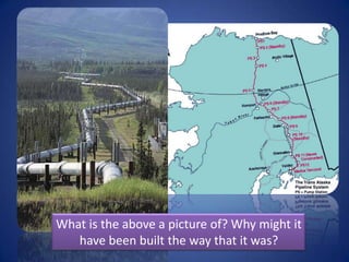 What is the above a picture of? Why might it
   have been built the way that it was?
 
