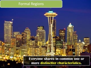 What types of regions are there?
 