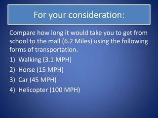 “Movement is the way that
people, products, information
and ideas move from one place
to another.”
 