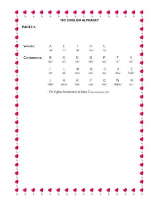 THE ENGLISH ALPHABET

PARTE II.
 