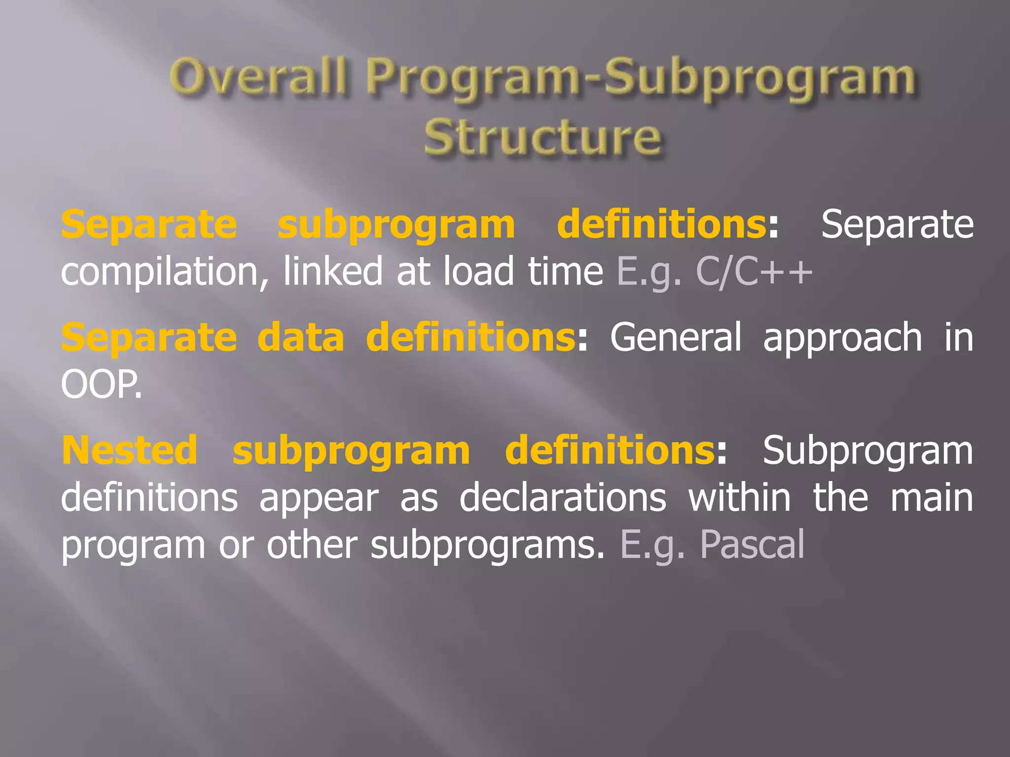 Unit1 principle of programming language | PPTX