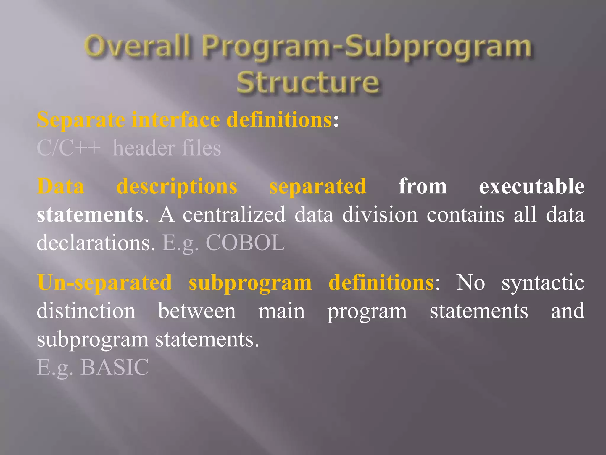 Unit1 principle of programming language | PPTX