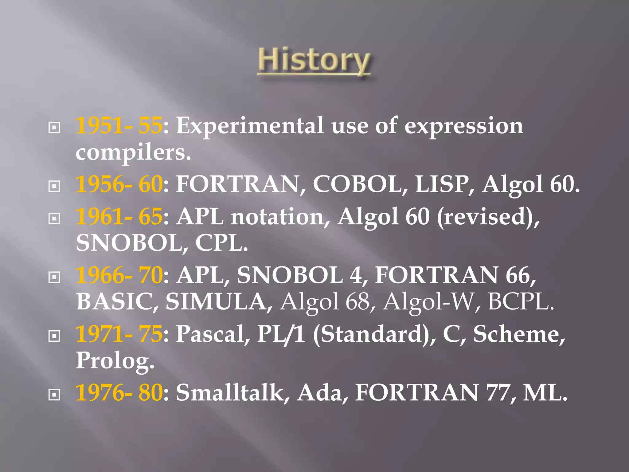 Unit1 principle of programming language | PPTX