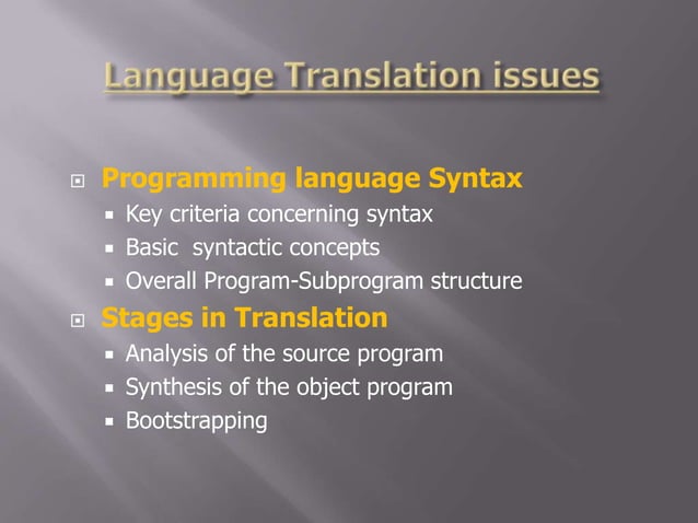 Unit1 principle of programming language | PPTX