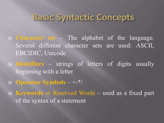 Unit1 principle of programming language | PPTX