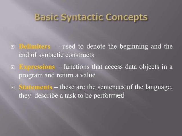 Unit1 principle of programming language | PPTX