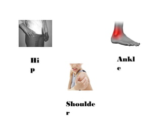 Hi 
p 
Ankl 
e 
Shoulde 
r 
 