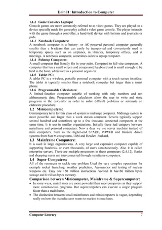 ICT 3rd Semester Unit1 | PDF