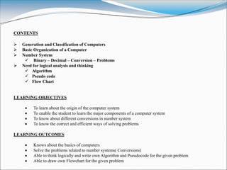 Computer Programming_Unit 1 | PDF