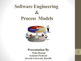 Software Engineering
&
Process Models
Presentation By
Nishu Rastogi
Assistant Professor
Invertis University, Bareilly
1
 
