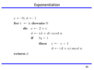 Exponentiation
86
 
