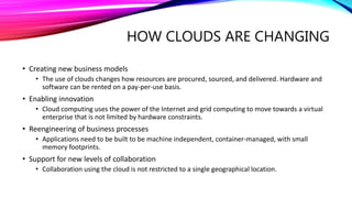 Overview of Cloud Computing | PPTX