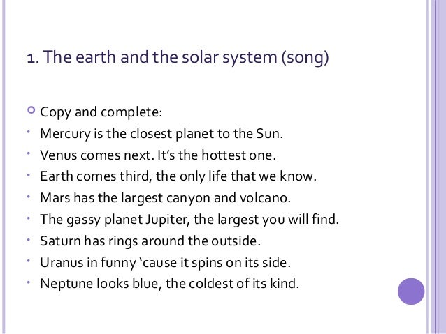 Unit1planet Earth