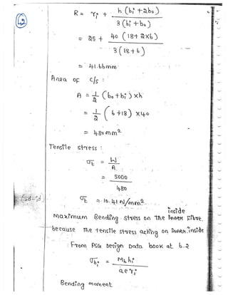 ME6503 - DESIGN OF MACHINE ELEMENTS UNIT - I NOTES | PDF