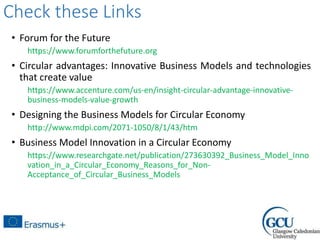 Unit 1.2 Business models and the circular economy | PPTX