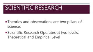 Understanding the concept of social science research | PPTX