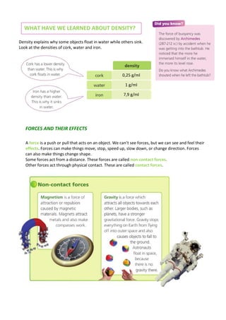 Unit 1. Matter and forces | PDF