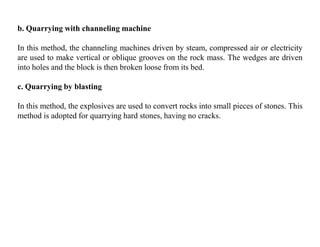 Channeling Machine Stone Unit1 | PDF
