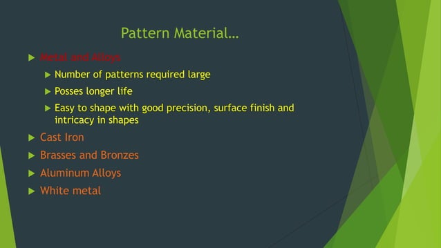 Metal Casting - Manufacturing Technology 1 | PPT