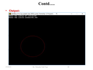 Contd….
• Output:
80By: Tekendra Nath Yogi2/9/2019
 