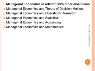 Managerial Economics | PPTX