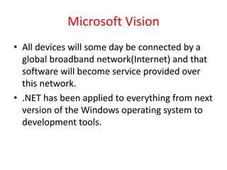Microsoft .Net Technology | PPTX