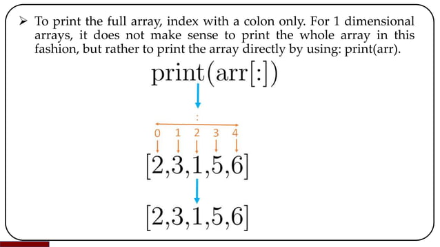 Arrays with Numpy, Computer Graphics | PPTX