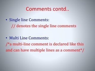 JAVA PROGRAMMING | PPT