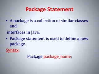 JAVA PROGRAMMING | PPT