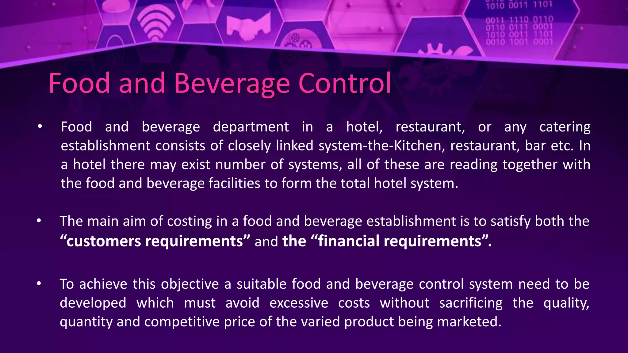 Unit 1. Introduction to Food and Beverage Control.pptx