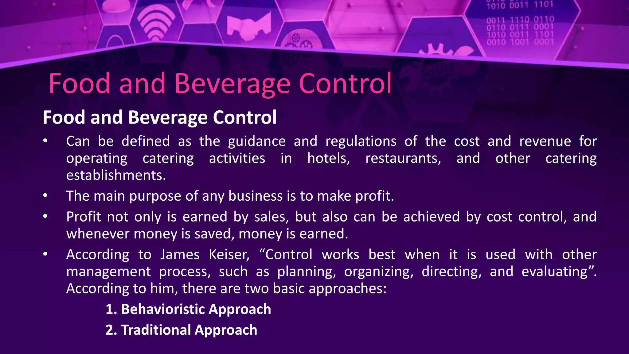 Unit 1. Introduction to Food and Beverage Control.pptx