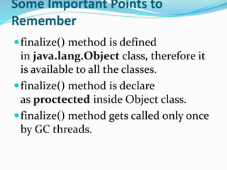Difference between constructor
and method in java
 Java Constructor and Java Method
 Constructor is used to initialize t...