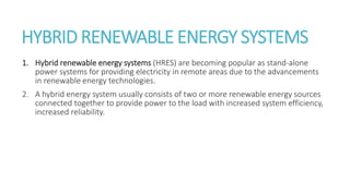 EE6009 POWER ELECTRONICS FOR RENEWABLE ENERGY SYSTEMS | PPTX
