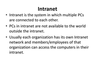 Web Technology Part 1 | PPTX
