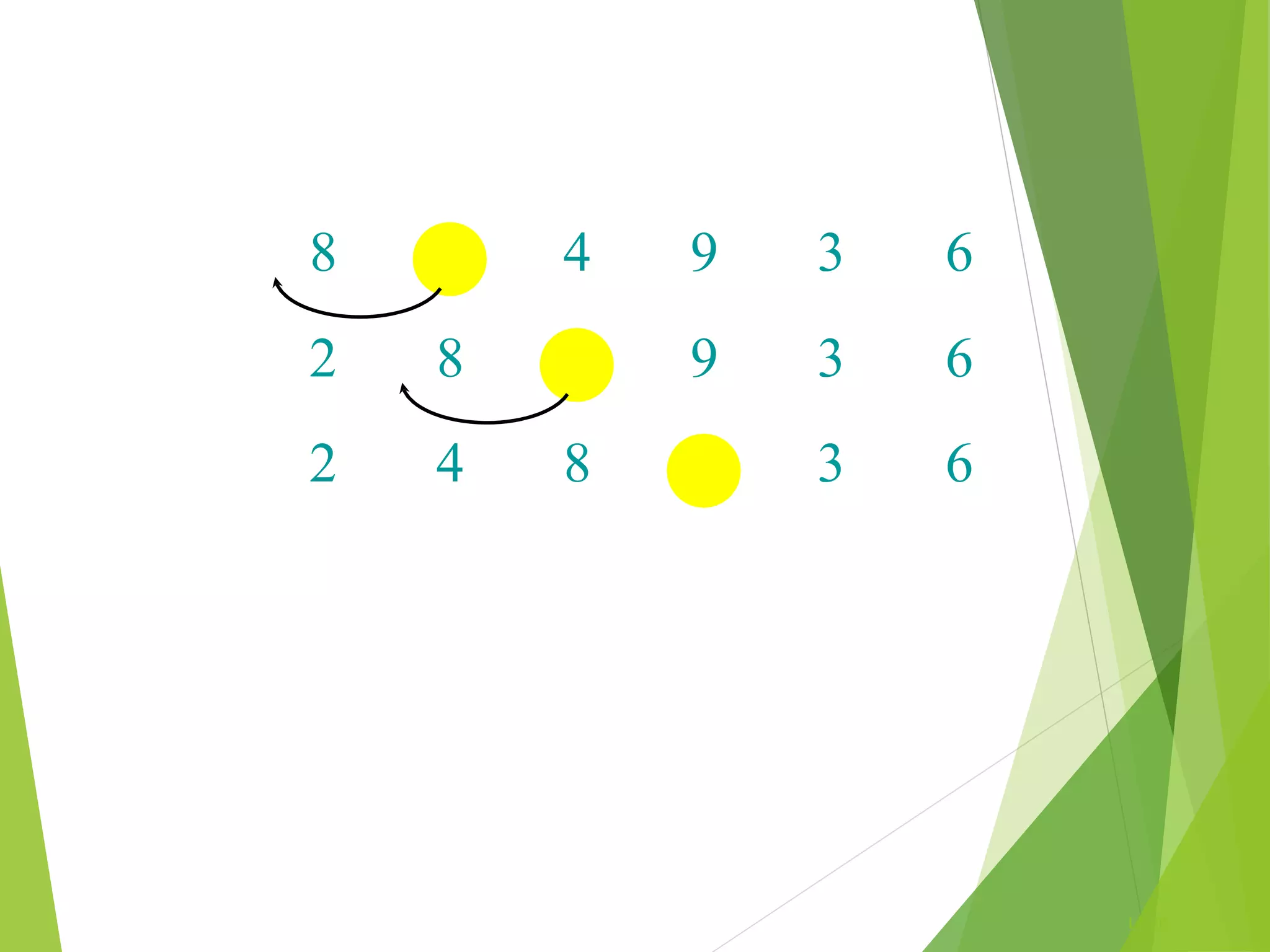 L1.20
8 2 4 9 3 6
2 8 4 9 3 6
2 4 8 9 3 6
 