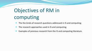 Rm Example Research Methodology UNIT 1.pptx