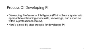 Professional Intelligence Unit :1 Basics of Professional Intelligence | PPTX