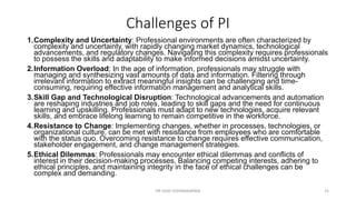 Professional Intelligence Unit :1 Basics of Professional Intelligence | PPTX