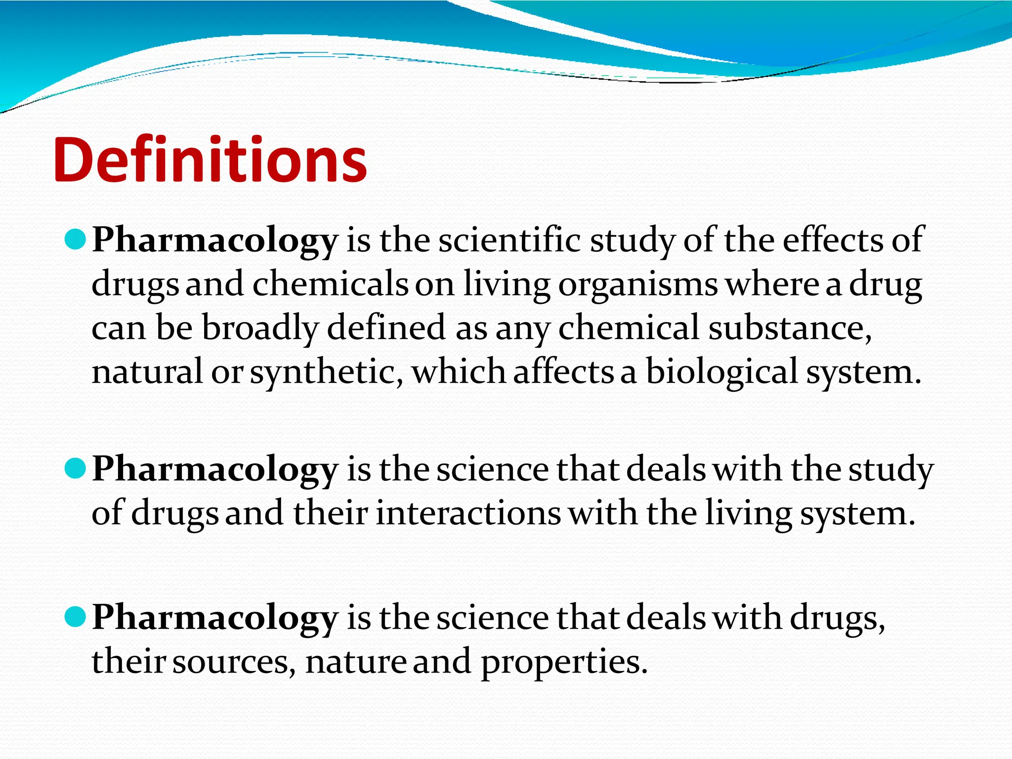 introduction to pharmacology in nursing | PPTX