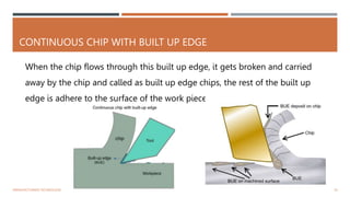 Mechanism of machining, Types, Tools, Me | PPTX