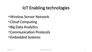 IoT enabling Technologies, Levels and Templates, M2M | PPTX | Internet ...