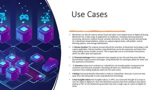 Introduction to blockchain technology and its applications | PPTX