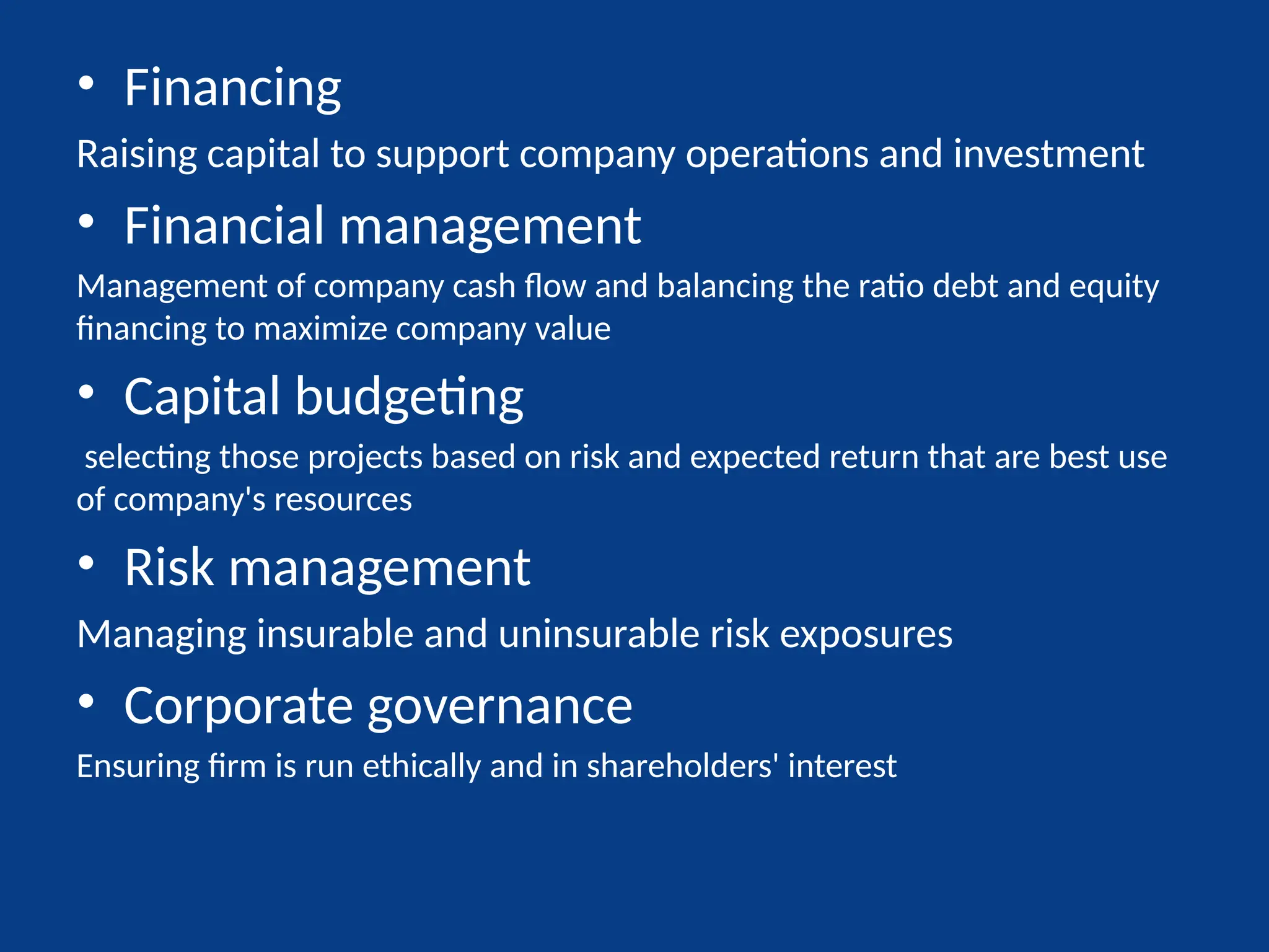Unit 1 Introduction to corporate finance | PPT
