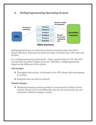 A brief introduction about an operating system and its architecture | PDF