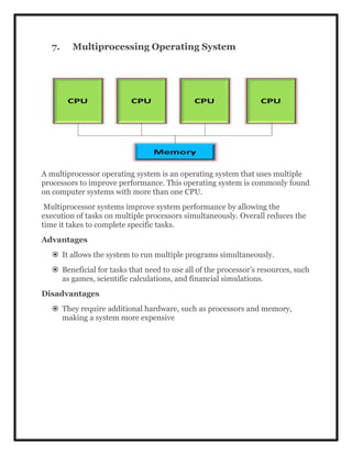 A brief introduction about an operating system and its architecture | PDF