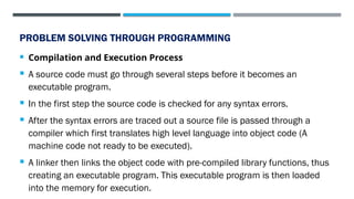 Programming C ppt for learning foundations | PPTX